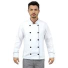 Dolmã Chefe de Cozinha Masculino Branco