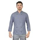 Dolmã Chefe de Cozinha Masculino Jeans Jaleco Chef de Cozinha