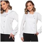 Dolma Feminina Branca Antonia com elastano