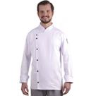 Dólmã Unissex Para Chef Cozinha 100% Algodão Branco Uniforme Cozinheiro Restaurante Padaria Pizzaria Confeitaria