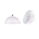 Dome Shade Aspen Creative 28007-75-2 em acrílico transparente, pacote com 2 Dome Shade Aspen Creative 28007-75-2 em acrílico transparente, pacote com 2
