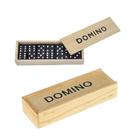 Domino De Madeira 38X20X5Mm No Estojo - Almega