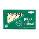 Dominó De Osso 28 Peças C/ Estojo 5mm (4x2x5mm) Multicores - DareEsportes