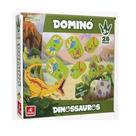 Domino Dinossauro Em Madeira 28Pcs