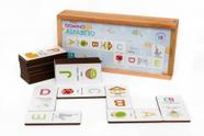 Dominó Infantil em Madeira Alfabeto Divertido - Eduka Brink