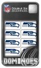 Dominó NFL Seattle Seahawks MasterPieces - 28 Peças