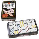 Domino Profissional Melanina E Metal Osso Sintético Com Estojo Em Lata 28 Peças Coloridas DT1573 Domino Profissional Melanina E Metal Osso Sintético Com Estojo Em Lata 28 Peças Coloridas DT1573
