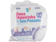 Dona Moleirinha e Seu Passeio Travesseiro 2x1 Capa Removível