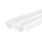 Door Bottom Weatherstrip Randall 36” Kerf Slide-in White