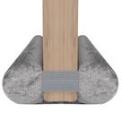 Door Draft Stopper BKSAI para parte inferior da porta 70-80cm cinza