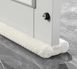 Door Draft Stopper Ciieyuo Premium Velour Under Door Gap Filler