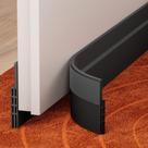 Door Draft Stopper GroTheory, pacote com 2, 39 cm, silicone preto