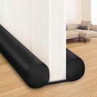 Door Draft Stopper MAXTID Large Black para portas de 90-91 cm