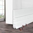 Door Draft Stopper Seal Strip Ohuhu 118 cm branca