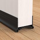Door Draft Stopper SUNMON Silicone 1m preto