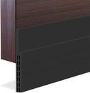 Door Draft Stopper Suptikes Huge Gap 3,4 cm x 99 cm preto 2PK