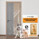 Door Guard FTSTC, pacote com 5 protetores contra arranhões para cães e gatos, transparente