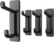 Door Hook pickpiff Extra Sticky 4,5 kg em aço inoxidável preto