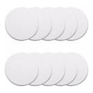 Door Knob Wall Shield Widekall branco redondo 12,7 cm, pacote com 10
