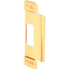 Door Strike Prime-Line U 9495 banhado a latão ajustável Door Strike Prime-Line U 9495 banhado a latão ajustável