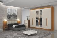 Dormitorio Casal Espelho 2Pçs 6 Portas Mirage - Arbo Design