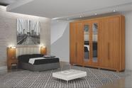 Dormitorio Casal Espelho 2Pçs 6 Portas Mirage - Arbo Design
