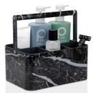 Dormitório de plástico portátil Shower Caddy BYUNER com alça preta