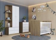 Dormitório Infantil Labirinto Rustico/Branco - Henn Dormitório Infantil Labirinto Rustico/Branco - Henn