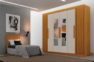 Dormitorio Ripado Espelho Solteiro 2Pçs Atenas - Arbo Design Dormitorio Ripado Espelho Solteiro 2Pçs Atenas - Arbo Design