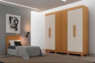 Dormitorio Ripado Solteiro 2 peças Atenas - Arbo Design Dormitorio Ripado Solteiro 2 peças Atenas - Arbo Design