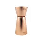 Dosador Americano De Cobre Duplo 25ml E 50ml