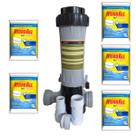 Dosador Automático Piscinas Capacidade 2kg + 5 Pastilhas