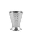 Dosador de Aço Inox com Escala 75ml Dosador de Aço Inox com Escala 75ml