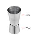 Dosador de Bebidas Duplo 25/50 ml em Inox - Lyor