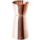 Dosador de Bebidas Duplo 50ml 25ml Inox Rosê Gold Mimo Style