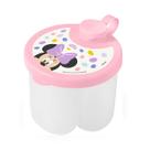 Dosador De Leite Em Pó 3 Compartimentos Tampa Minnie / Mickey Baby Plasútil