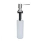 Dosador de Sabão 500 Ml em Aço Inox com Recipiente Plástico