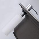 Dosador Dispenser de Embutir Inox/Abs 350ML Cor Cromada para Detergente ou Sabonete Líquido de Embutir em Bancada Pia