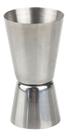 Dosador Duplo em Aço Inox Para Medição de Bebidas e Drinks 15ml 30ml