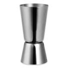 Dosador Inox Bebidas Duplo 25ml 50ml Medidor Drink Gin Vodka