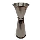 Dosador para bebidas inox - preto - 30/60ml