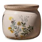Dosagens de vasos de flores de cerâmica vintage Ice Crack com orifícios de drenagem Dosagens de vasos de flores de cerâmica vintage Ice Crack com orifícios de drenagem