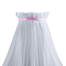 Dossel Mosquiteiro Parede Berço Americano Nacional Infantil Quarto Bebe Menina Simples Liso Rosa