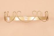 Dossel Suporte Berco Para Parede Arabesco Dourado Super Luxo