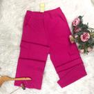 DOUTORAS MODAS Calça Pantalona de Alfaiataria Cargo Elegância e Conforto em Cintura Alta 101