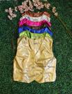 Doutoras Modas Colete Metalizado Feminino Luxo Plus Size 186