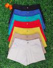 DOUTORAS MODAS Shorts de Sarja Feminino 2707 Tendencia 2024