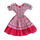Douvelin Vestido Junino Lastez Moranguinhos Vermelho Douvelin Vestido Junino Lastez Moranguinhos Vermelho