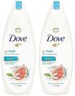 Dove Go Fresh Restore Sabonete Líquido Corporal 2x650 ml