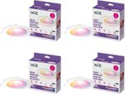 Downlight WiZ Connected Slim Color 2200K-6500K de 6 polegadas, pacote 4